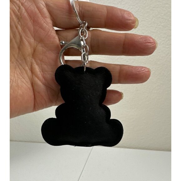 Sparkly Bear Keychain With Heart & Rhinestones - Picture 7 of 7